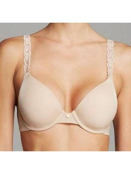 Natori Other - 🆕 NATORI Pure Luxe Full UW T-Shirt Bra 34C Beige #732080